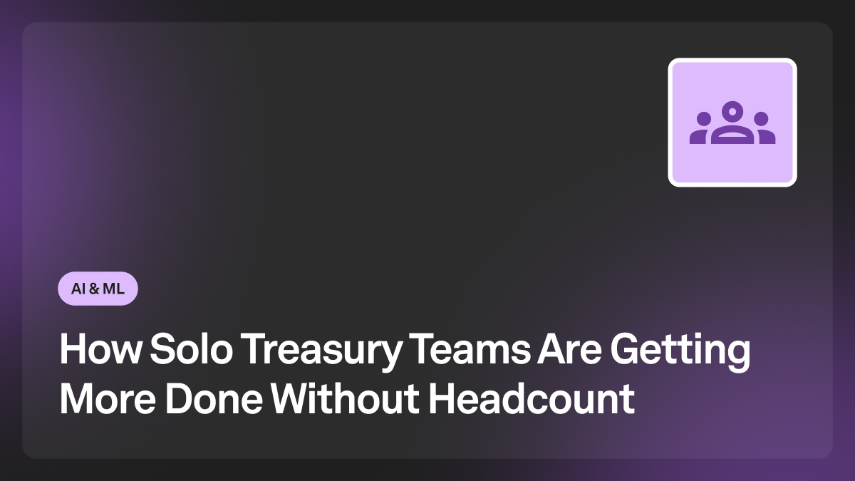 solo treasury teams