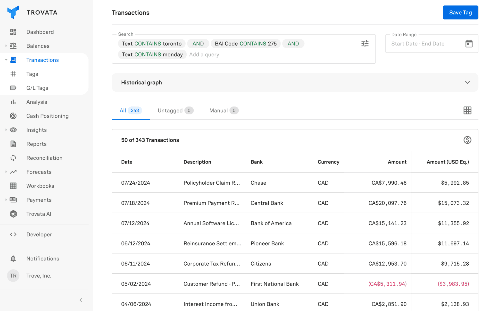cache position with nav