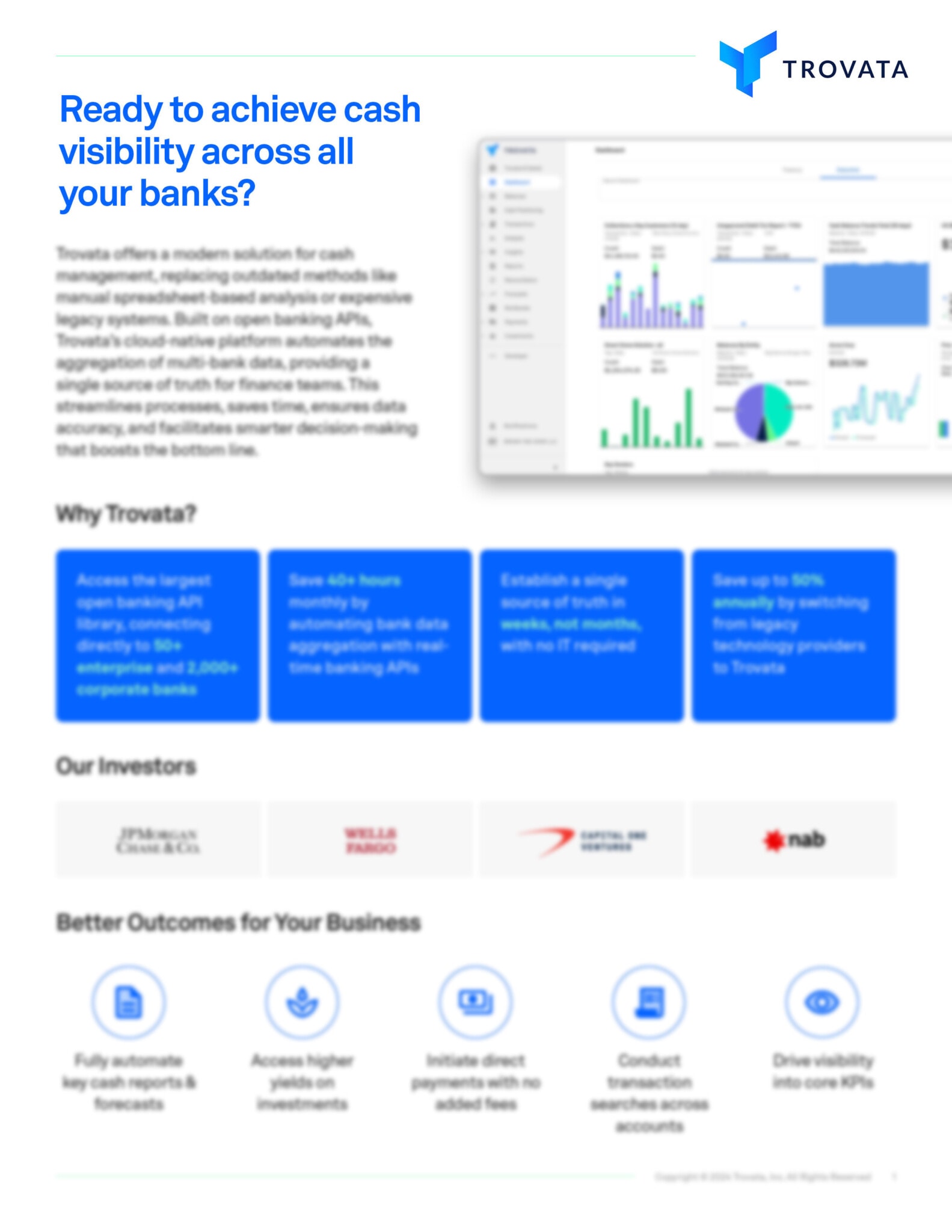 trovata platform data sheet