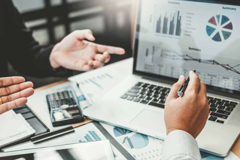 business consulting meeting working brainstorming new business project finance