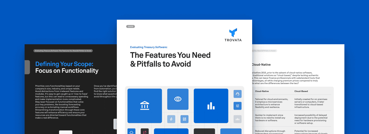 evaluating treasury software the features you need pitfalls to avoid banner resource library